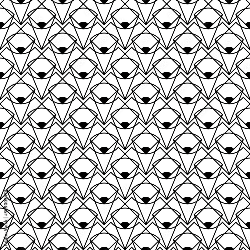 Fototapeta premium Seamless geometric pattern. Abstract background texture.
