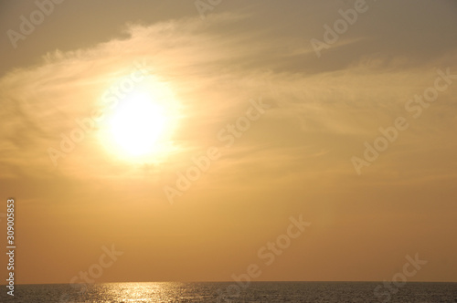  Beautiful sea shore before sunset