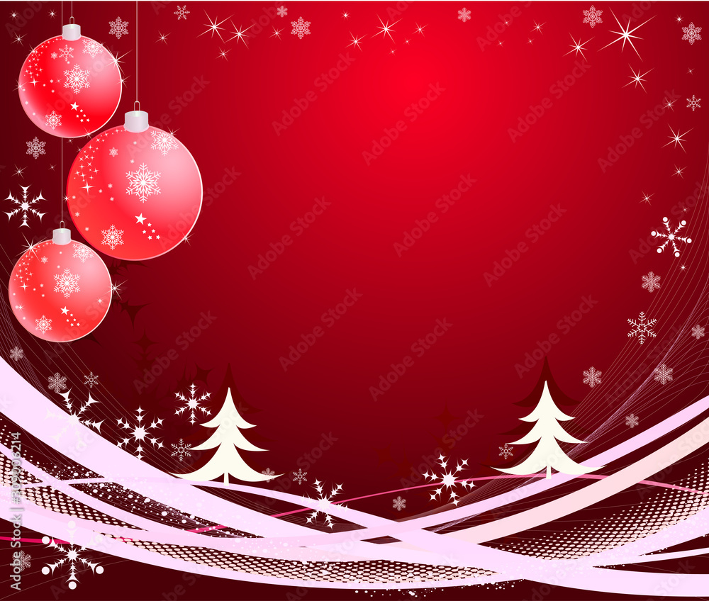 Christmas decoration winter vector abstract design Christmas decoration winter vector abstract design