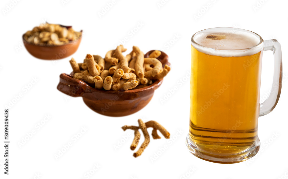 Mexican snack in white background Mexican snack in white background