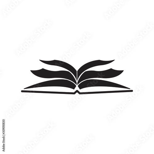 Book icon vector