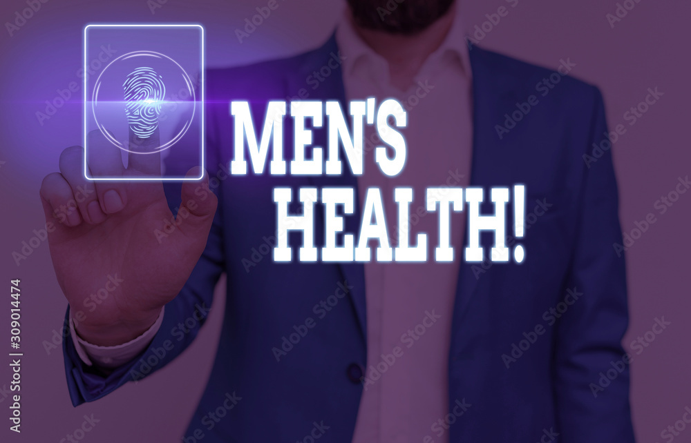Conceptual hand writing showing Men S Health. Concept meaning state of complete physical mental and social well being by analysis Conceptual hand writing showing Men S Health. Concept meaning state of complete physical mental and social well being by analysis