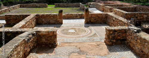 Portus Ilicitanus, archaeological remains of El Palmeral park. Santa Pola, Alicante, Valencian Community. Spain. Europe. September 22, 2019 photo