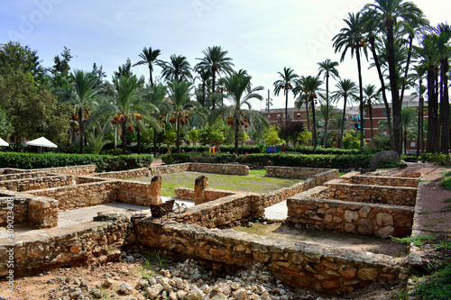 Portus Ilicitanus, archaeological remains of El Palmeral park. Santa Pola, Alicante, Valencian Community. Spain. Europe. September 22, 2019 photo