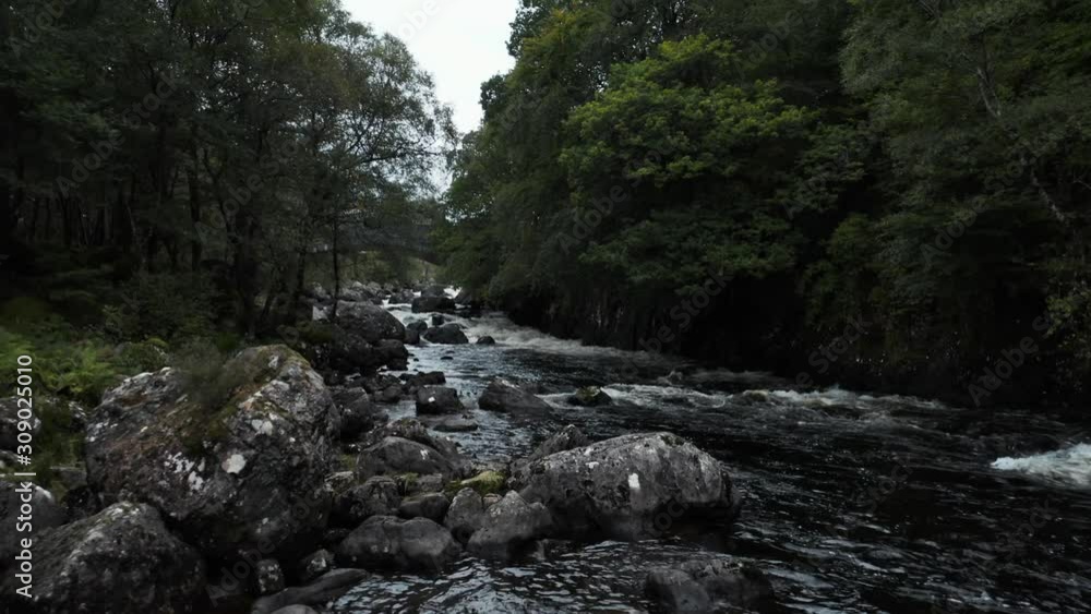 Stone Bridge over Little Gruinard River in the Northwest Highlands of Scotland Stone Bridge over Little Gruinard River in the Northwest Highlands of Scotland