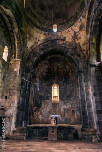Interior of the old authentic Orthodox church of Sanahin Monastery, Armenia