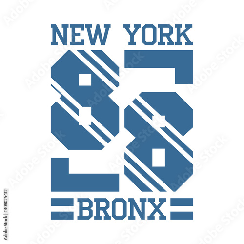 New York typography, t-shirt NY, design graphic