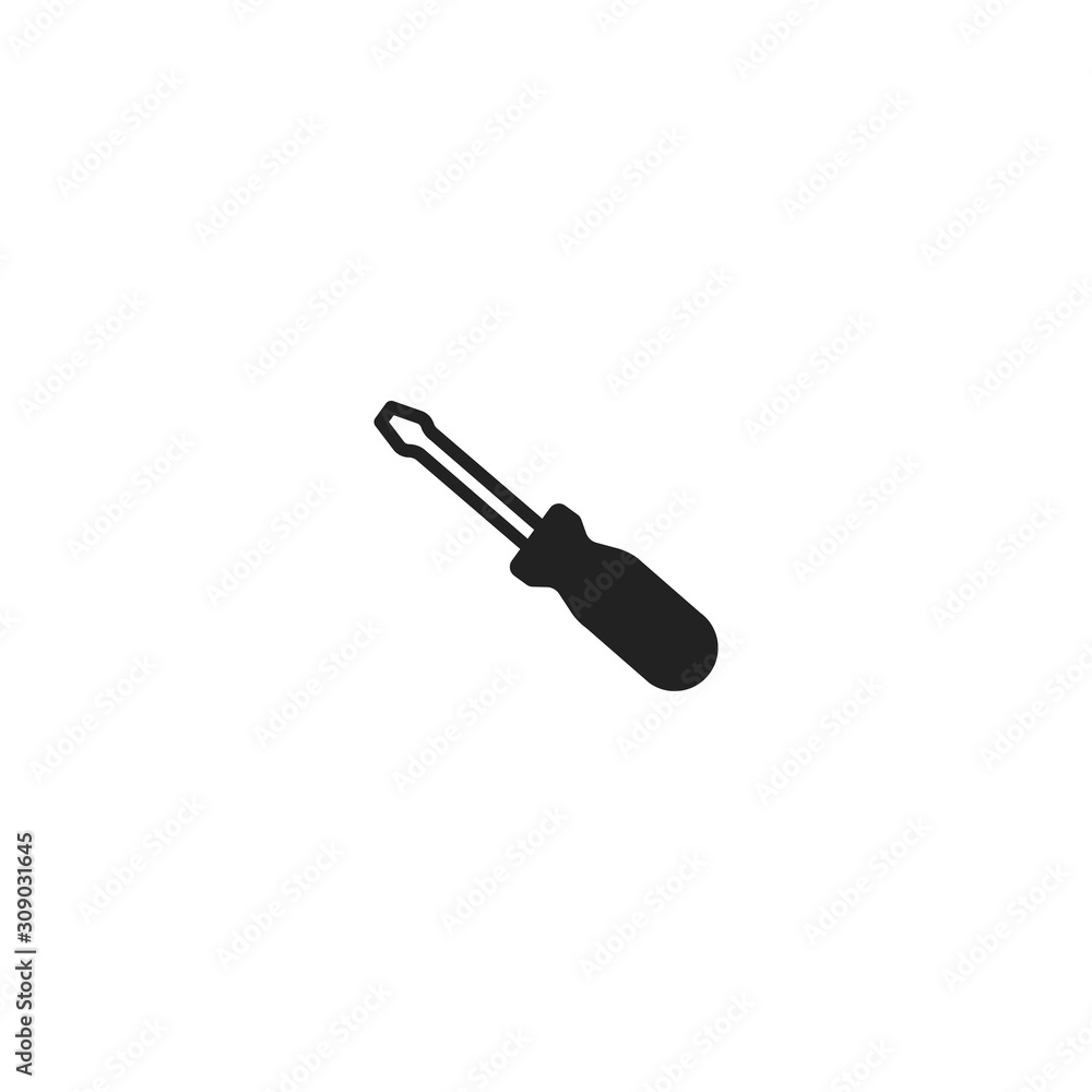 Screwdriver icon. Repair symbol. Logo design element Screwdriver icon. Repair symbol. Logo design element