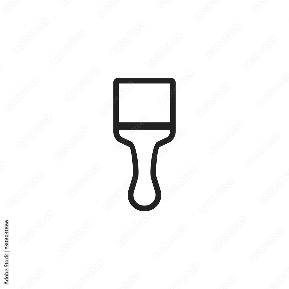 Brush tool icon. Repair equipment symbol. Logo design element Brush tool icon. Repair equipment symbol. Logo design element