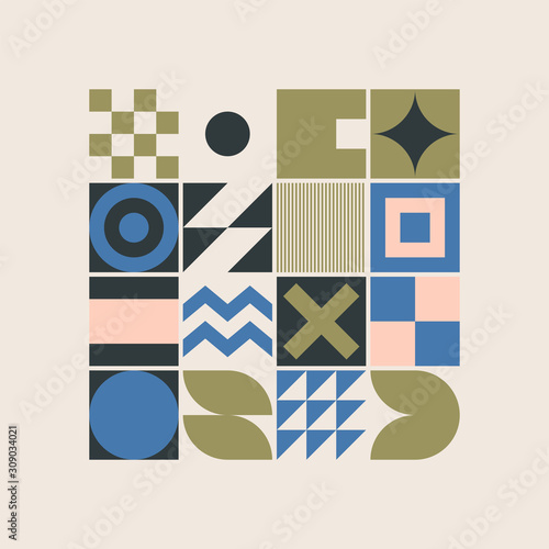 Abstract Geometric Web Banner