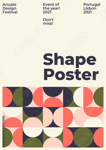 Abstract Geometric Poster Design