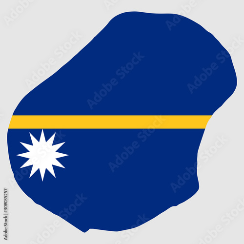 Free Download Nauru Map Flag Vector illustration Eps 10 - GFXLoad