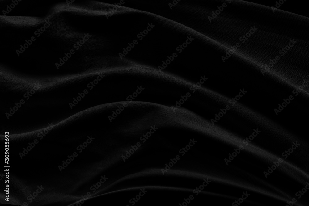 soft fabric abstract dark smooth curve decorative black background. Chacoal textile modern style full frame soft fabric abstract dark smooth curve decorative black background. Chacoal textile modern style full frame