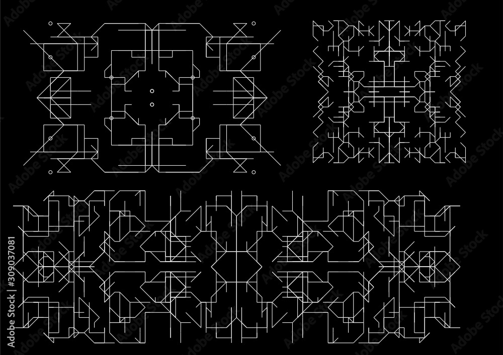 Vector set of art deco frames, adges, abstract geometric design templates for luxury products. Linear ornament compositions, vintage. Use for packaging, branding Vector set of art deco frames, adges, abstract geometric design templates for luxury products. Linear ornament compositions, vintage. Use for packaging, branding