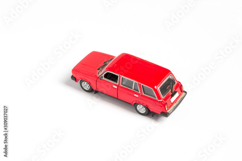 toy car on a white background