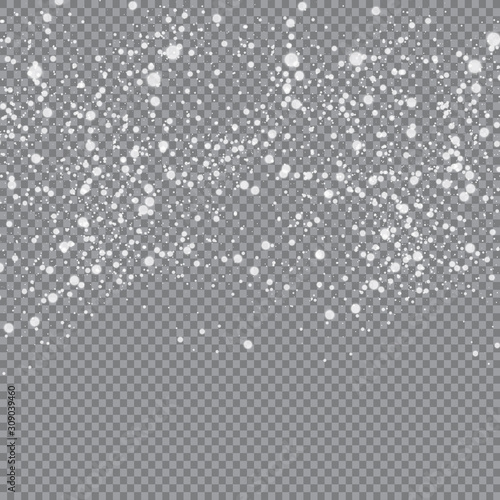 Falling snow  snowflakes. It is snowing  winter.