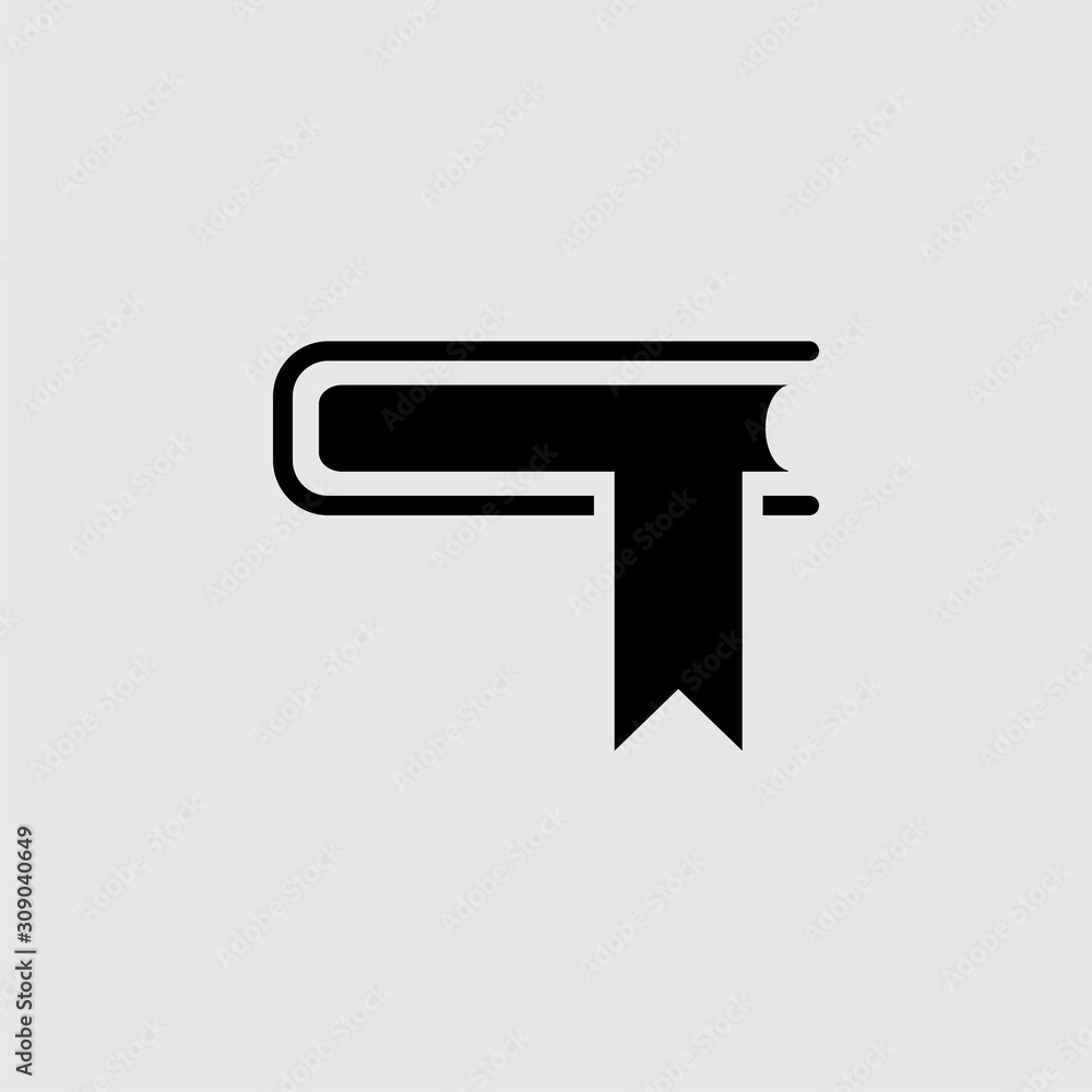 Book vector icon. Filled flat sign for mobile concept and web design. book with bookmark glyph icon. Symbol, logo illustration. Vector graphics Book vector icon. Filled flat sign for mobile concept and web design. book with bookmark glyph icon. Symbol, logo illustration. Vector graphics