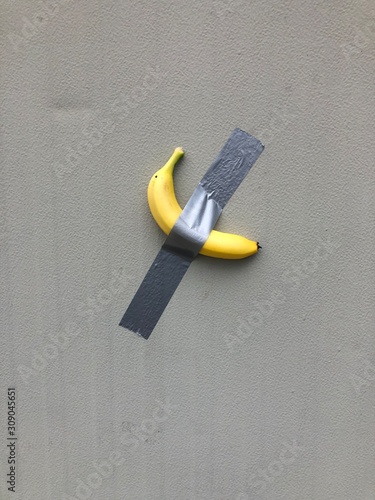 banana tape to a wall