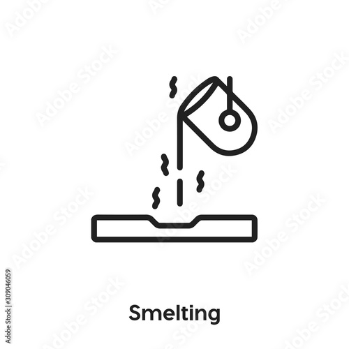 smelting icon vector. metallurgy icon vector symbol illustration. Modern simple vector icon for your design. smelting icon vector	