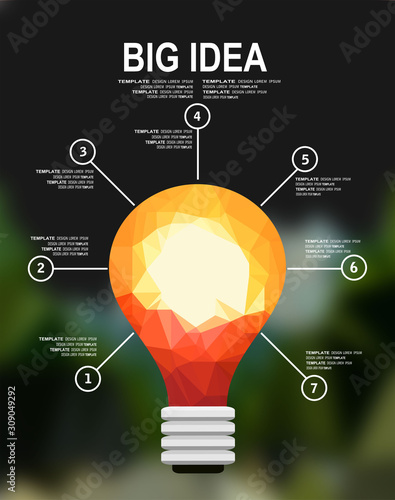 Flat design illustration concepts for big idea, marketing, brainstorming, business, analysis,company strategy, project management. Concept for web banner and promotional material.