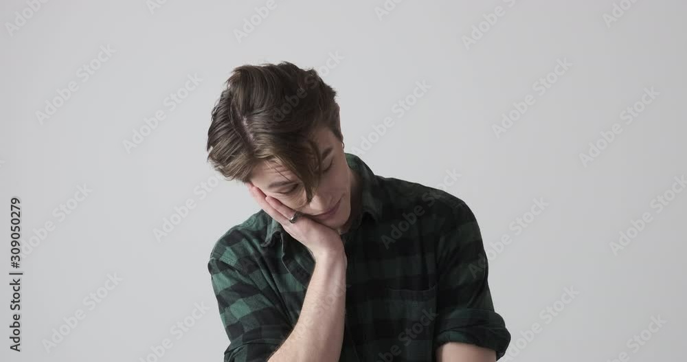 Frustrated man realizing his mistake and thinking of ways to rectify it Frustrated man realizing his mistake and thinking of ways to rectify it