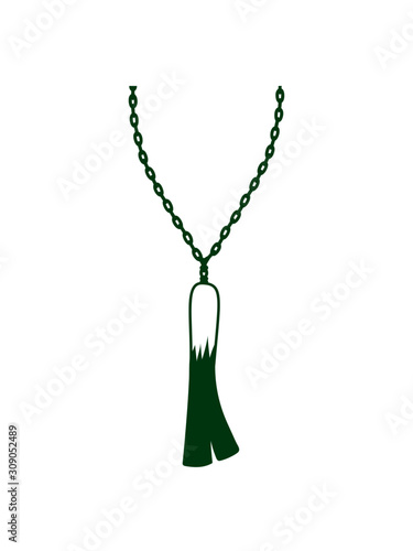 Schmuck Lauch Halskette 