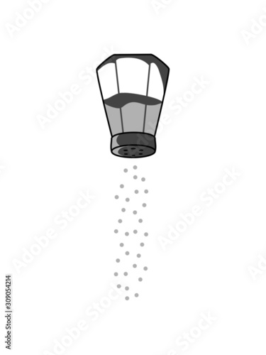 Salzstreuer Salz Regen gla