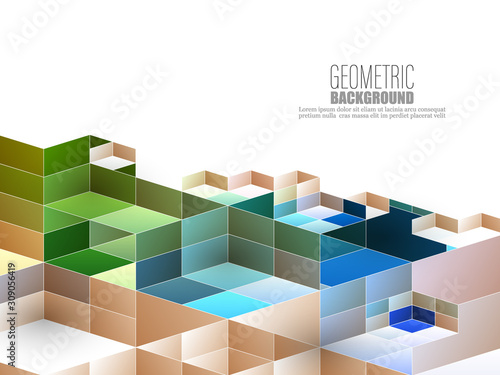 Abstract geometric background with place for your text.Vector