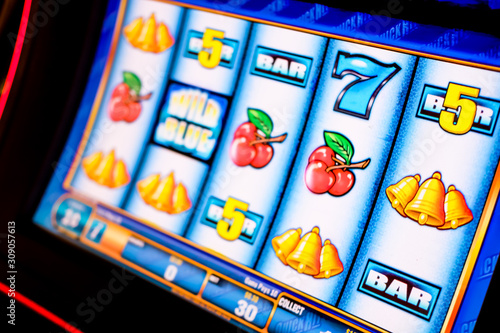 Slot machine screen.