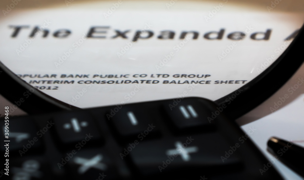 Fototapeta premium calculator