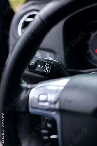 parking assistance system icon in car © kucheruk