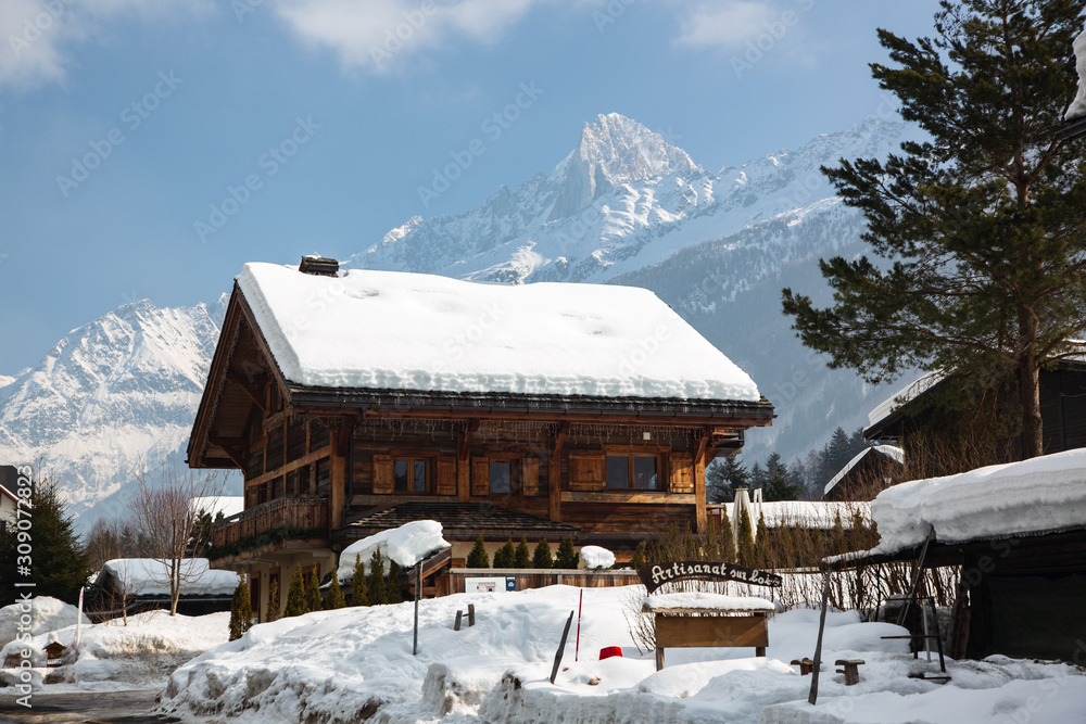france chamonix vilage mountain glacier snow france chamonix vilage mountain glacier snow