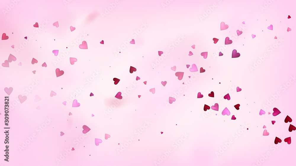 Realistic Hearts Vector Confetti. Valentines Day Romantic Pattern. Beautiful Pink Sparkles Valentines Day Decoration with Falling Down Hearts Confetti. Trendy Gift, Birthday Card, Poster Background Realistic Hearts Vector Confetti. Valentines Day Romantic Pattern. Beautiful Pink Sparkles Valentines Day Decoration with Falling Down Hearts Confetti. Trendy Gift, Birthday Card, Poster Background