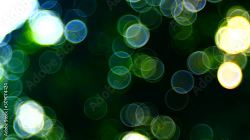 Seamless Loop Bubble Bokeh Background or Overlay photo