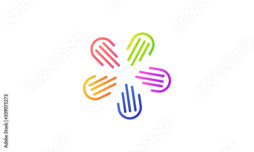hand organisation or foundations logo