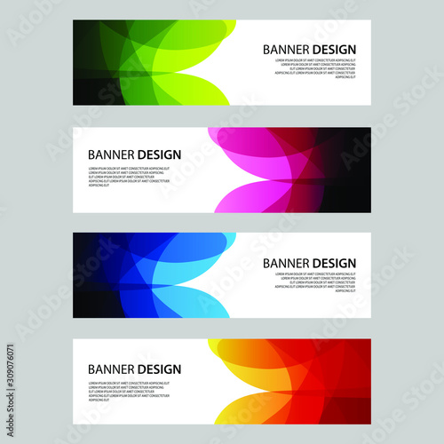 Vector Abstract design banner web template