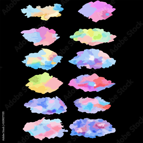nuves de colores