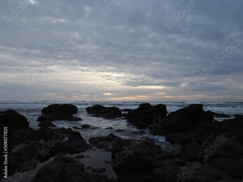 The Rocky shores of the Oregon Coast