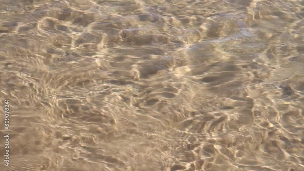 Water in a shallow stream swirls making shadows and reflections is this seamless video loop Water in a shallow stream swirls making shadows and reflections is this seamless video loop