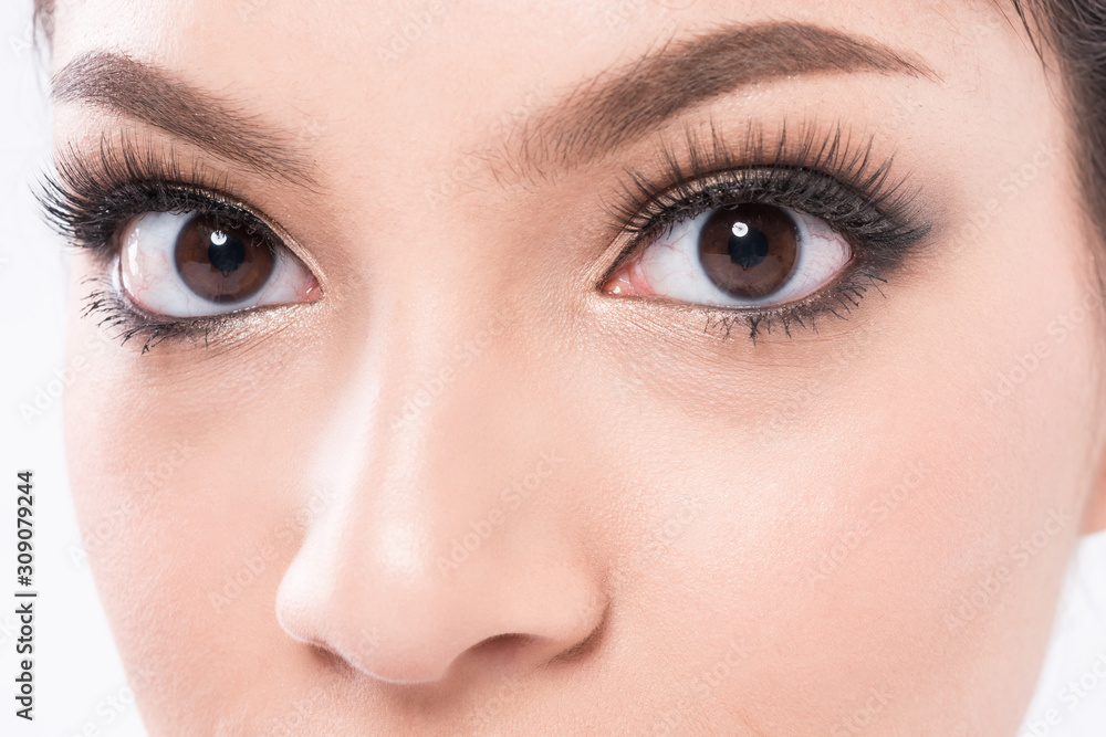Fototapeta premium Kobieta oko. rzęsy