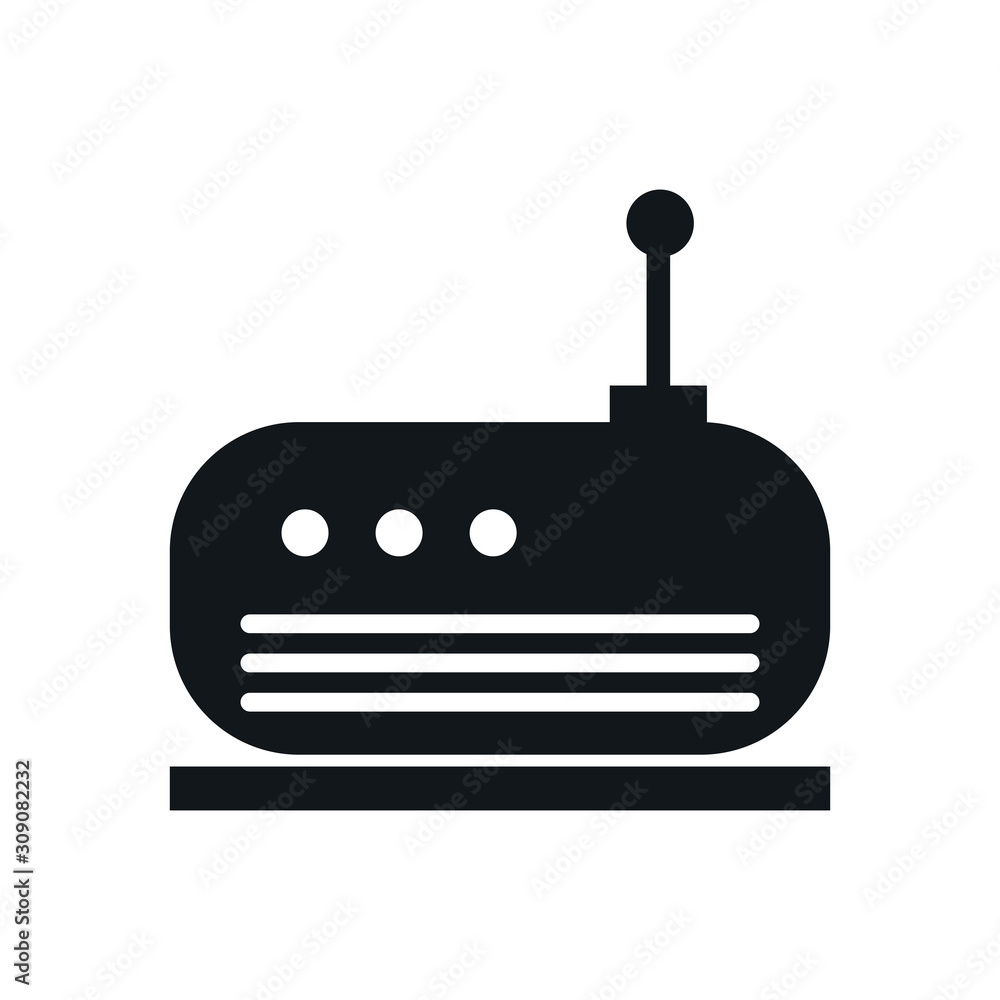 router wireless device flat icon router wireless device flat icon