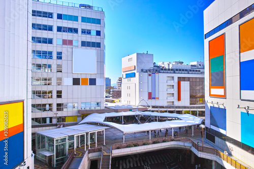 東京都町田市の町田駅前の風景