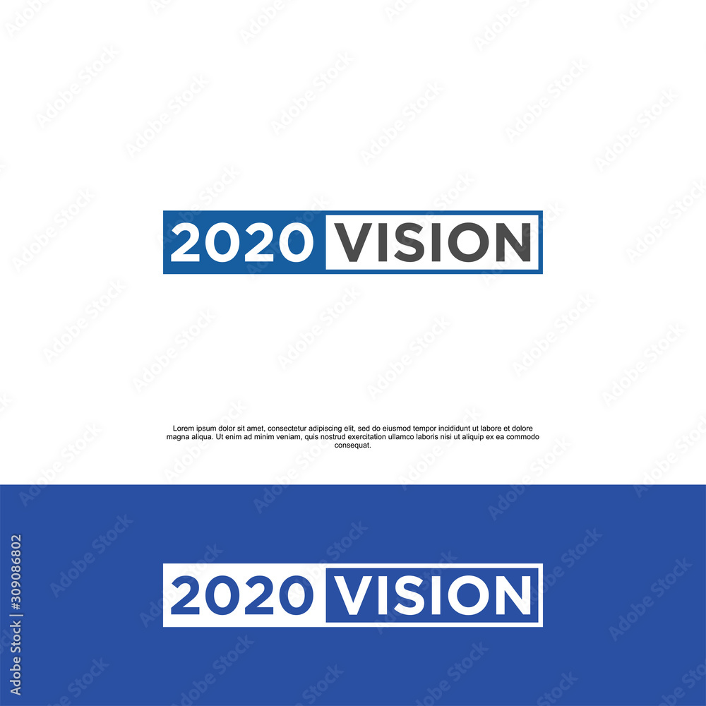 2020 vision logo for your brand needs