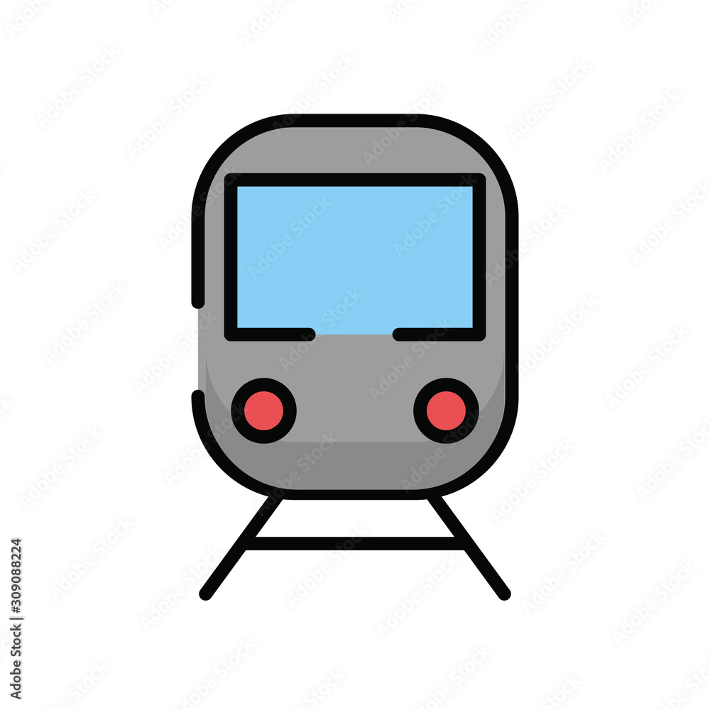subway transport vehicle isolated icon subway transport vehicle isolated icon
