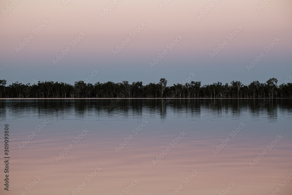 Lake Broadwater near Dalby in Queensland