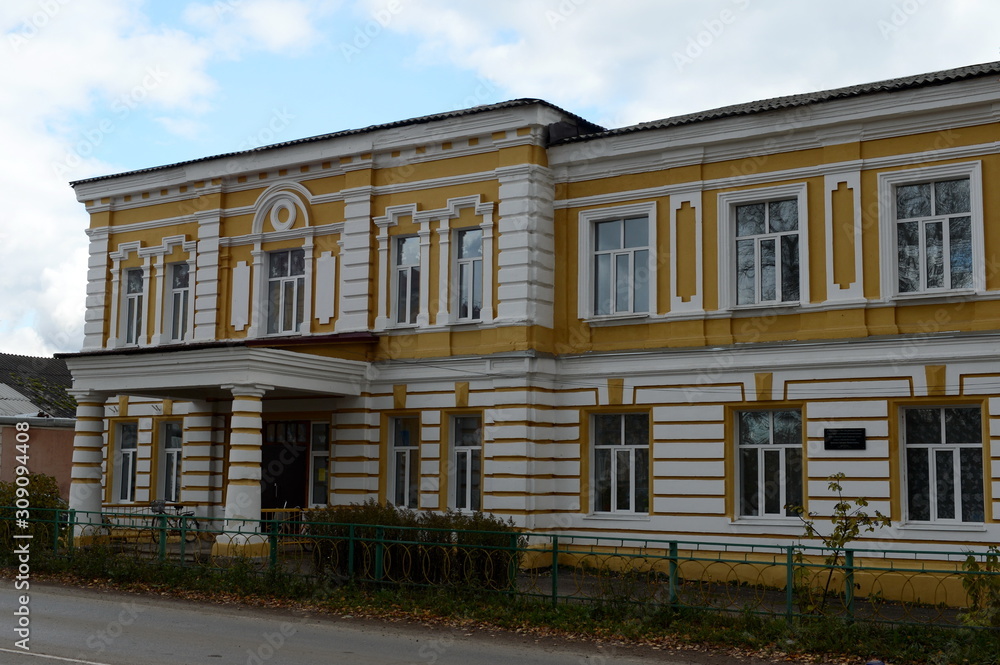  The building of the second primary school in the city of Ryazhsk. Ryazan region