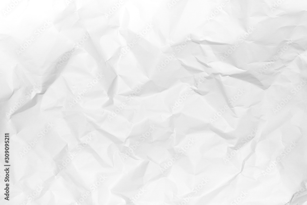 White crumpled paper texture background. White crumpled paper texture background.