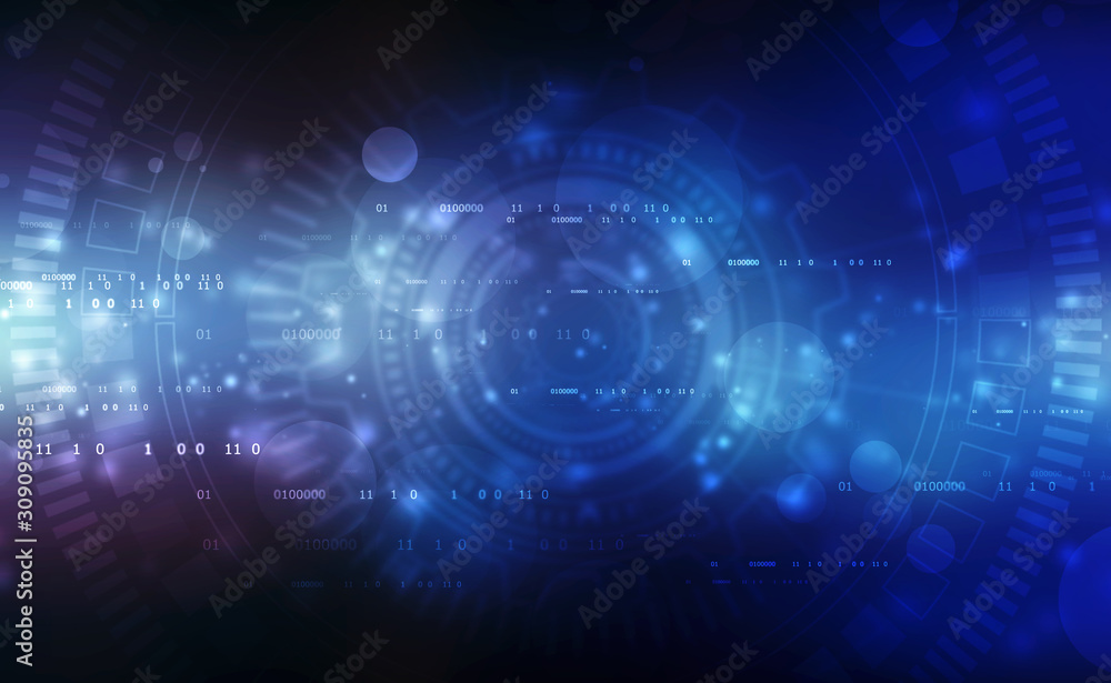 Digital Abstract technology background, futuristic background, cyberspace Concept
