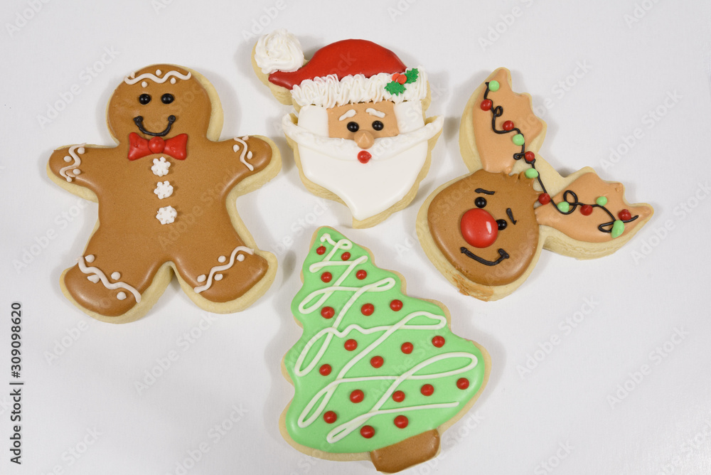  christmas themed sugar cookies 