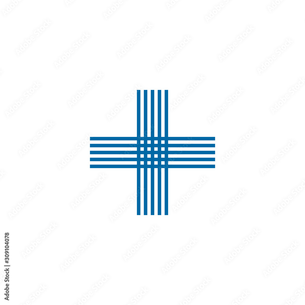 Obraz premium Medical and health care icon logo design vector template